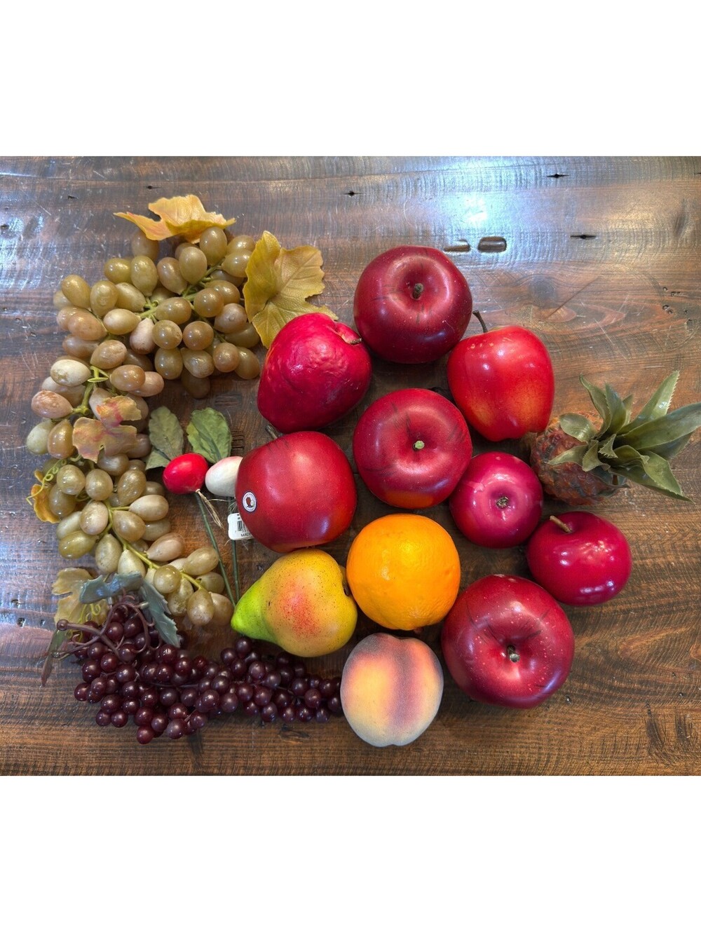 Vintage Decorative Artificial Fruit Collection Mid-20th Century